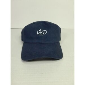 Vice Golf Hat Ball Cap Blue Mens Snapback Adjustable